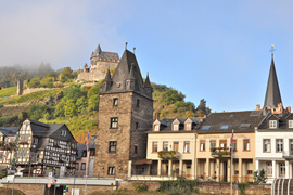 Burg und Stadt Bacharach am Rhein